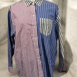 GAP Men's Multicolor Striped Button Down Shirt